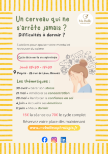 Lire la suite à propos de l’article Cycle découverte de la sophrologie